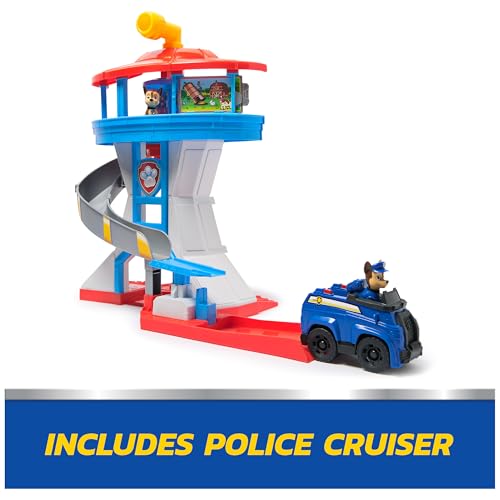 Paw Patrol Lookout Tower 20-Inch Playset with 2 Chase Toy Figures - image 6