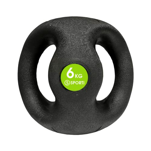 Sporti France Médecine Ball Avec poignées 6kg