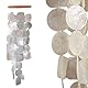 ART-CRAFT Capiz Muschel Kette Girlande Weiss als hänge Deko für Fenster oder deko Wohnzimmer Garten Dekoration Länge 70cm
