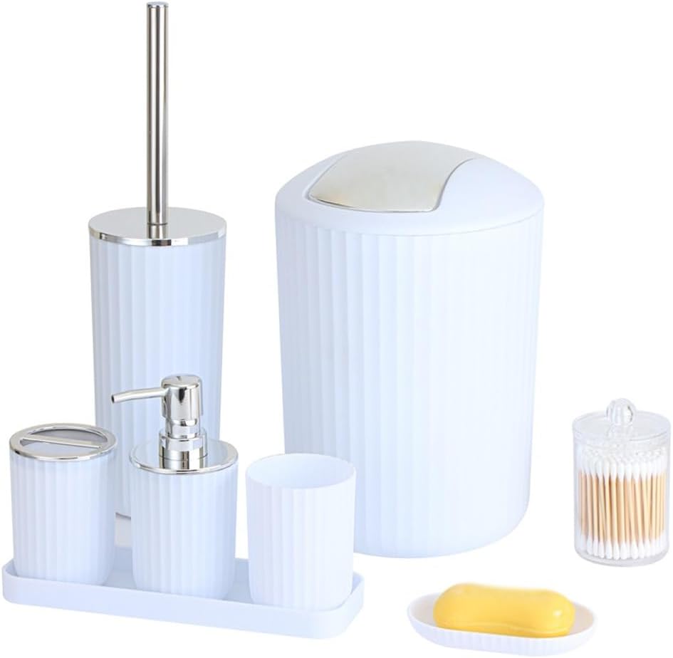 Bathroom Six-Piece Bathroom Kit Dental Kit Mouthwash Cup Toiletry Set