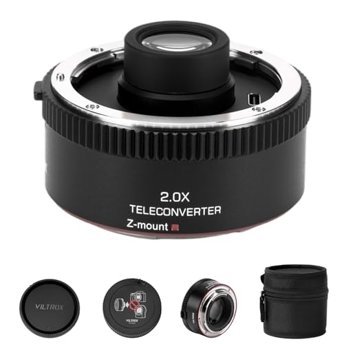 Viltrox TC-2.0X �e���R���o�[�^�[ �j�R�� Z�}�E���g�p�A�j�R�� �j�b�R�[�� Z 70-200mm f/2.8VR S�p 2.0�{�I�[�g�t�H�[�J�X�e���R���o�[�^�[�����Y