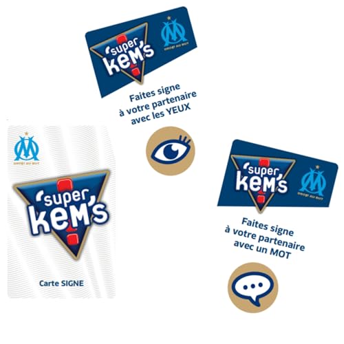 Jeu de cartes Megableu Super Kems Olympique Marseille - vue 8