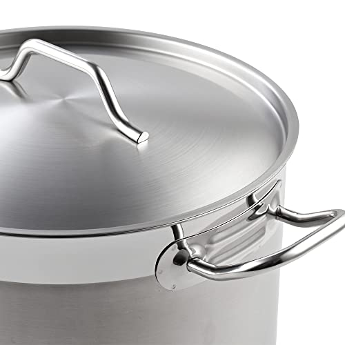 Cooks Standard Stockpots Stainless Steel, 24 Quart Professional Grade Stock Pot With Lid, Silver #TOP5