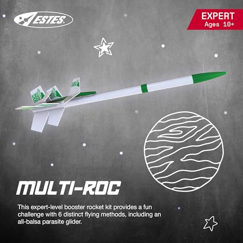 Estes 1329 Multi-ROC Rocket-Building Kit, Expert Flying-Rocket-Model Kit with Glider for Ages 10+ - Image 2