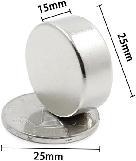 25x15mm Neodymium Round Disc magnetic magnet(5PCS)