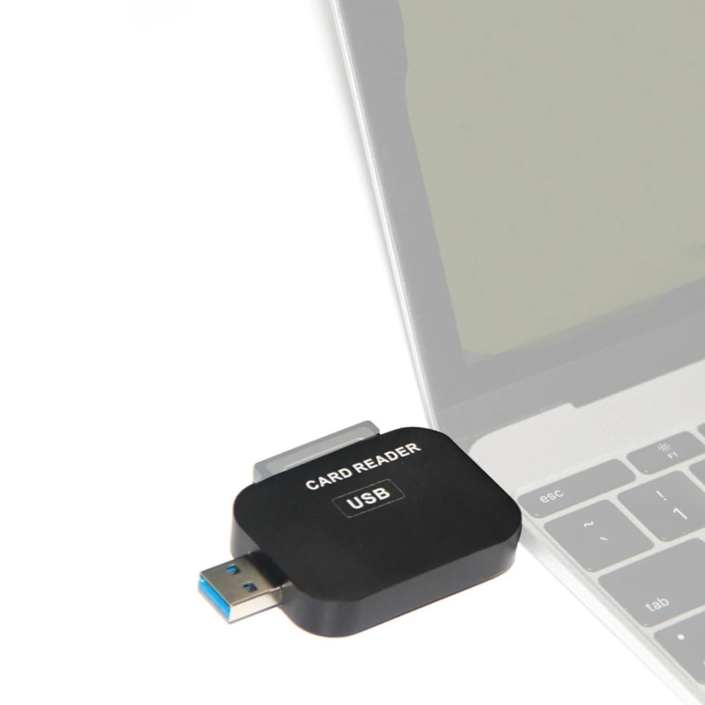 Lecteur de cartes XQD Type-C/USB3.0/2 en 1 Lecteur de cartes portable haute vitesse 500 Mbps