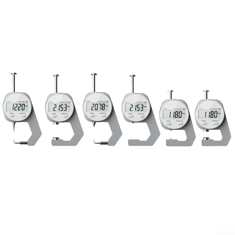 Misuratore di spessore digitale 10 mm sonda ad alta precisione LCD (testa