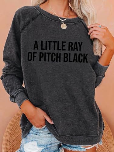 Novelty Funny Print Sweatshirt for Women Long Sleeve2