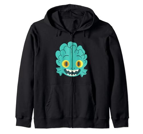 Disney Pixar Luca Big Face Zip Hoodie sweat à capuche zippé bleu imprimé