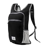 FICOFISE Mochila Plegable Ultraligera 20L, para Caminar Acampar Excursiones Cortas Viajar Ciclismo Al Aire Libre Adultos Niños