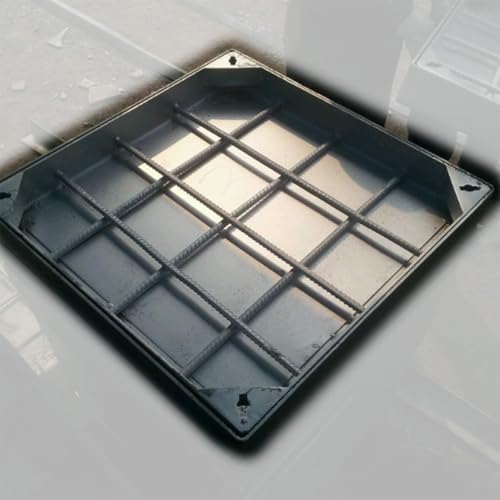 Cubierta de tanque séptico de acero para estacionamientos y accesos vehiculares
