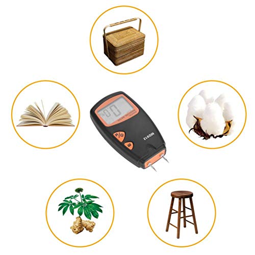 Medidor de umidade de madeira Detector digital multifuncional de umidade, remédio fitoterápico de ge