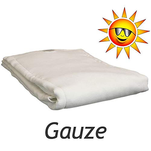 Leakmaster Adult Prefold Cloth Diapers Gauze Weave - 100% Cotton Adult Reusable Diapers - Soft & Durable - Sewn In The Usa - Day Weight - Size Adult Medium #TOP1
