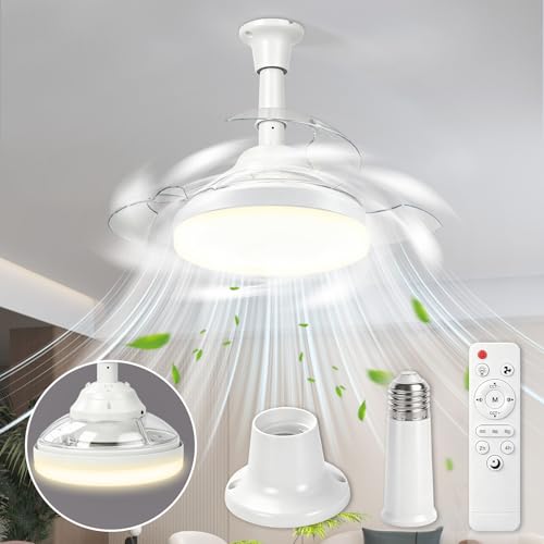 Herefun Ventilador de Techo con Luz Silencioso