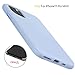 Miracase Liquid Silicone Case Compatible with iPhone 11 Pro Max 6.5 inch(2019), Gel Rubber Full Body Protection Shockproof Cover Case Drop Protection Case (Clove Purple)