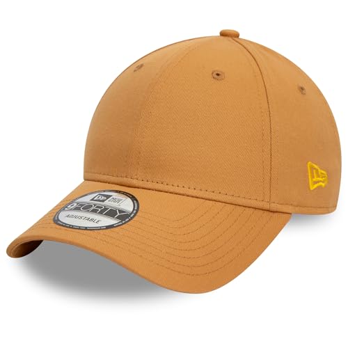 Casquette de baseball New Era en coton respirant avec visière protectrice pré-courbée