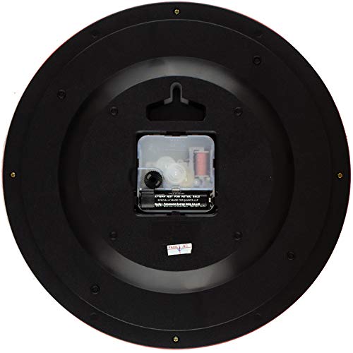 Image of Ajanta Plastic Round Wall Clock (26 cm, Blue)