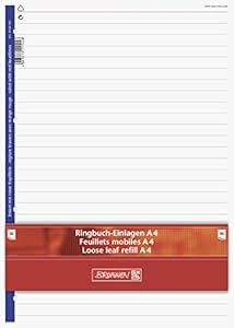 Brunnen Ringbucheinlage A4 liniert 50 Blatt