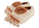 HALBLING HOBBIT 3D PLÜSCH SLIPPER: Die pelzigen Hausschuhe im lustigen Halbling-Design sind bequeme Schluffen für den Haushalt. Die Puschen überzeugen optisch durch die Originalgetreue Behaarung und das weiche Material. Diese coolen Pantoletten dürfen in keiner Sammlung eines echten Fantasy Fans fehlen.
