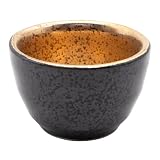 美濃焼 黒釉 盃 ぐい呑み おちょこ 直径約5×高さ3.5cm 容量約30ml 金 「 ゴールド釉 」 食洗機対応 日本製 464-0007