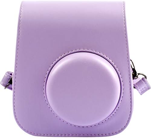 Protective & Portable Case Compatible with Fujifilm Instax Mini 11 Instant Camera with Accessories Pocket and Adjustable Strap. (Purple)