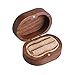 Niaciswe Ecrin Bague Boîte à Bagues en Bois Boite Bague Fiancaille Boite Alliance mariage Boite a Bague en Bois Porte Bague Boîte à Bague en Bois de Noyer Pour Fiançailles de Proposition