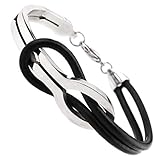 Hergestellt aus 316L Edelstahl und echtem Leder.