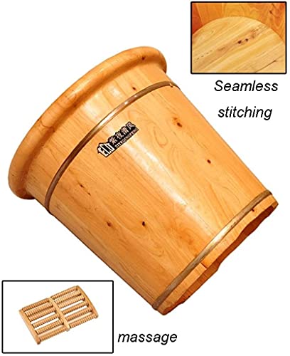 Spa de pies de madera con masaje y tapa 41 cm miniatura 3