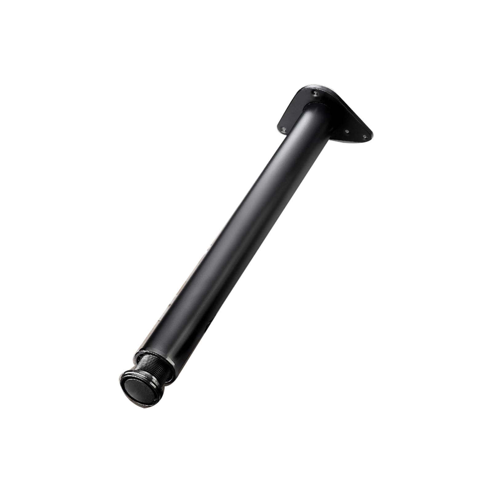 SGSKEIEY 1pcs Furniture Legs Kitchen Unit Legs Table Legs Stainless Steel Furniture Legs with Screws,Dia Cabinet Legs Desk Legs for Home, Office (45cm,black)