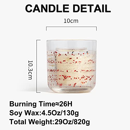 Crystal Soy Candles Jar Led Light Up Aromatherapy Candle Gifts For Mom Scented Candles Mothers Day Gifts For Women Wife Parents Funny Gifts For Her Holiday Birthday Candles For Home Scented #TOP3
