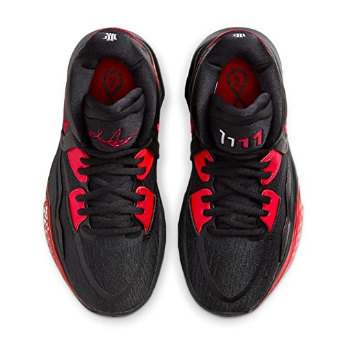 Nike Kyrie 8 (Big Kid), Black/White/University Red #TOP1