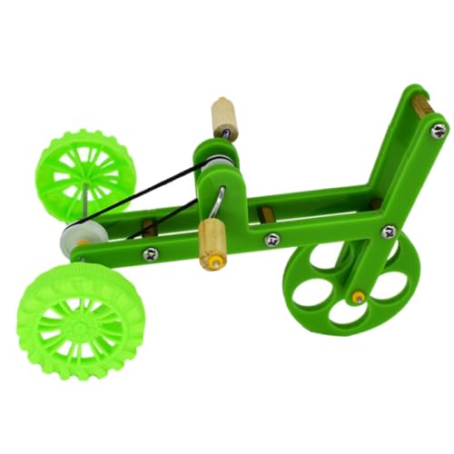 SEWACC Parrot Training Bike Green for Birds Creative Environmental Friendly