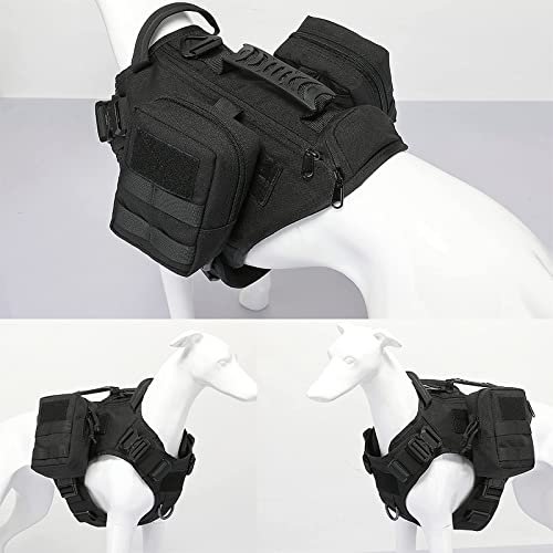 Aiwai PD7A016 Tactical Dog Harness For Medium And Large Dogs No Pull Adjustable Dog Vest thumb #4