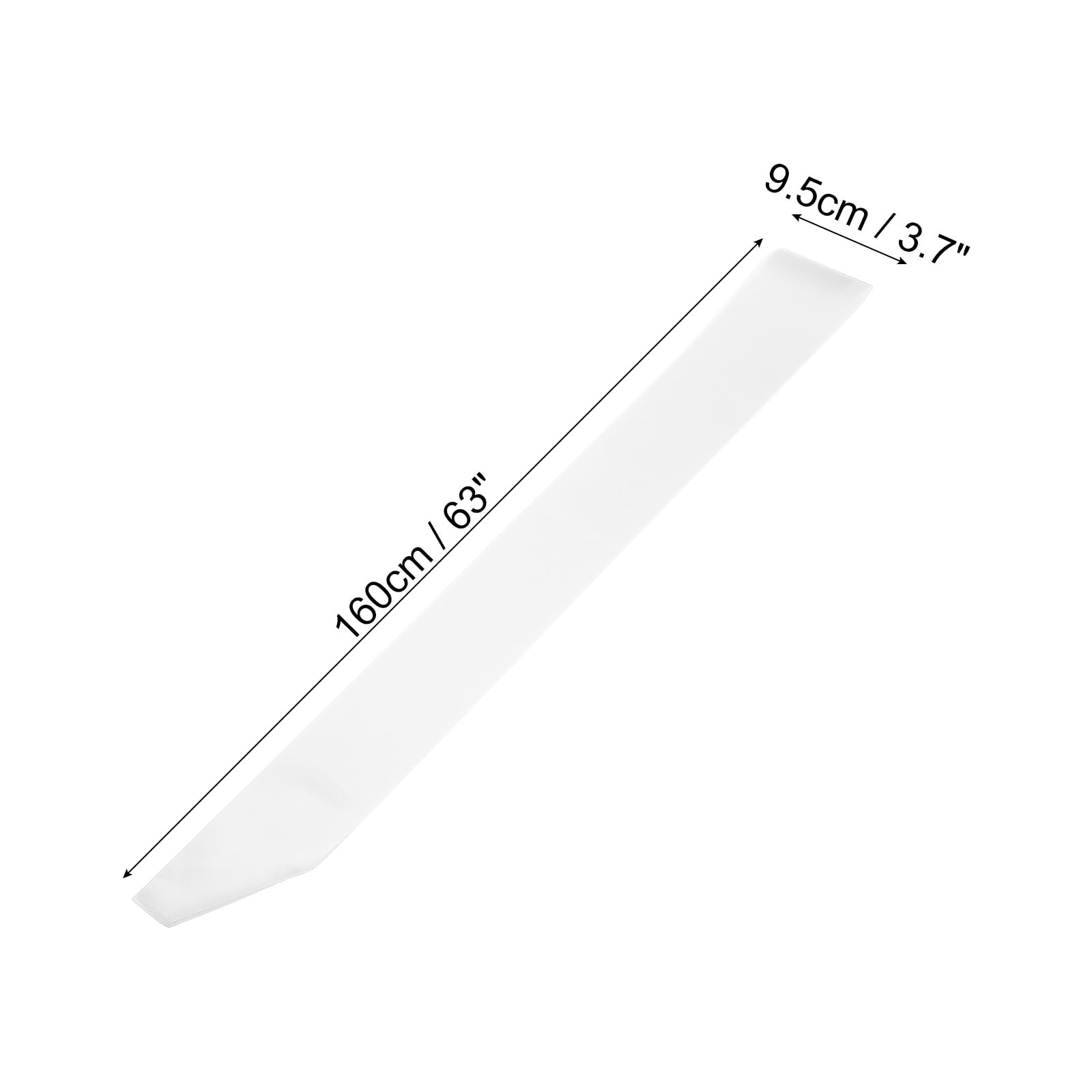 PATIKIL 63"x4" Blank Satin Sash - Image 2