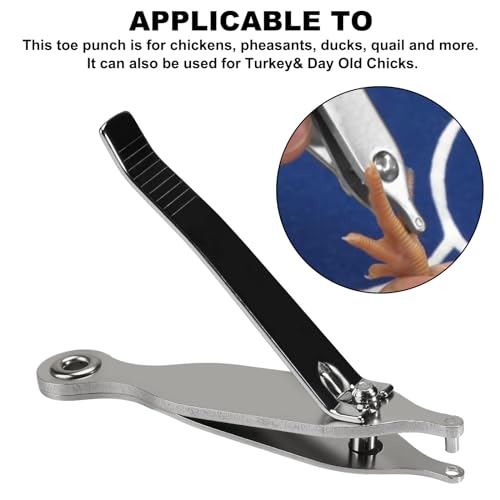 Compound Lever Chick Toe Punch For Chickens Ducks & Day