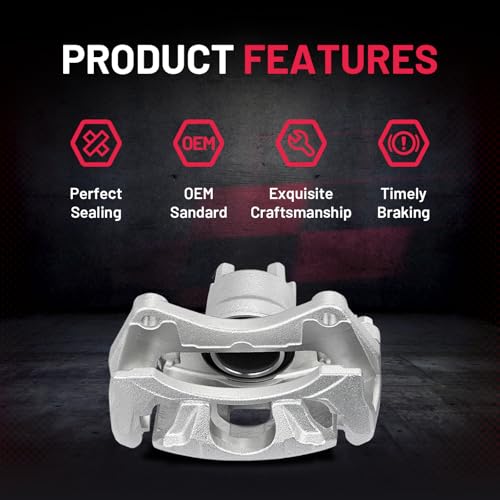 Image of BDFHYK 18-B5032B 18-B5033B Front Disc Brake Caliper Assembly Compatible with Mitsubishi Lancer /Outlander /Outlander Sport /RVR 2007-2020 2.0L 2.4L 3.0L l4 V6 GAS 2pcs