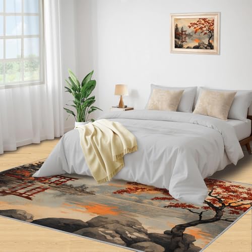 Tapete japonés 120x180 cm para sala y dormitorio miniatura 4