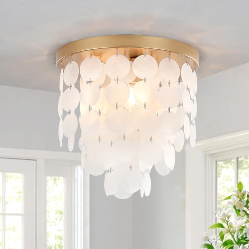 Lámparas de techo modernas para iluminar tu dormitorio con la calidez del estilo costero chic