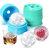 Ice Cube Tray, Diamond Ball Shape Ice Trays Food-grade Silicone Ice Cube Tray Round Ice Cube Mold fo
