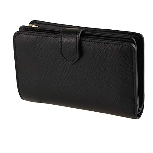 Kate Spade New York Staci Medium Compact Bifold Wallet Saffiano Black - Image 6