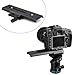 Joyzan Macro Focusing Rail Slider, 2 Way Shot Focus Mount Camera Flash Support Bracket Holder Photography Closeup Shooting Plate 1/4