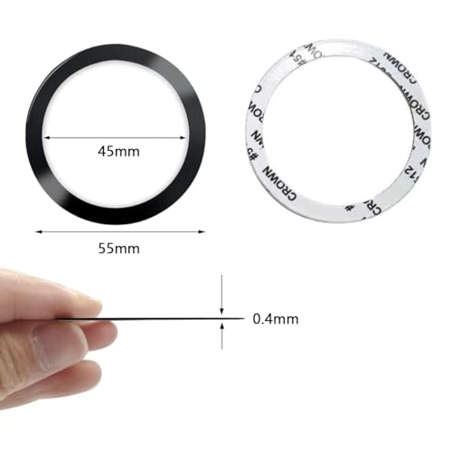 BTtime マグセーフシール マグセーフ リング 4個入り 磁気変換キット 薄型 携帯 磁気増強 ワイヤレス充電対応 iPhone16/15/14 シリーズとAndroid 全機種対応 黒白