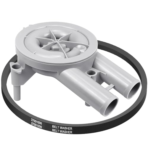 Upgraded RB150003 Washer Drain Pump & Belt Kit Compatible with Alliance Speed Queen Amana Washer Pump,RB150003 Drive Belt and Drain Valve Replacement Parts 201566P 36863 200937 27001036 27001233