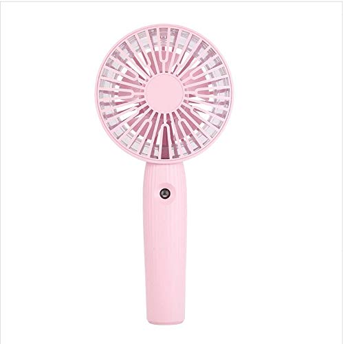 USB Desk Fan Handheld USB Spray Refrigeration Small Fan Portable Rechargeable Mute Office Desktop Student for Home Office Travel Indoor Outdoor