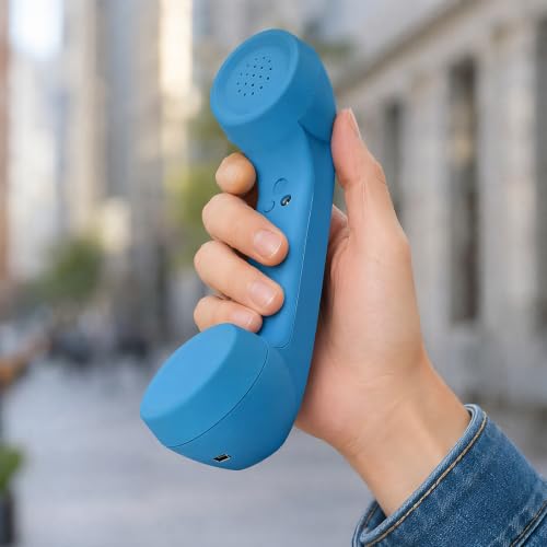 Auricular retro Bluetooth con llamada cómoda y reducción de radiación móvil 3