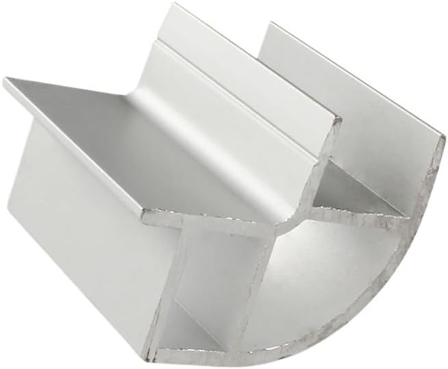 50cm RV Aluminum Corner Profile wall Cabinet Rounded Corner Transition Living Room Matching Cabinet Caravan(Large Double Opening)