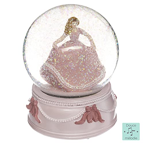 Boule à Neige Musicale Princesse - H13 cm - Atmosphera créateur d'intérieur