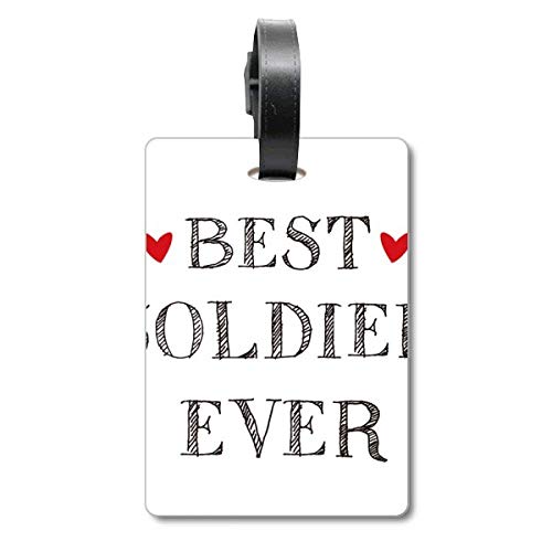 Étiquette pour valise Best Soldier Ever l'accessoire des grands voyageurs