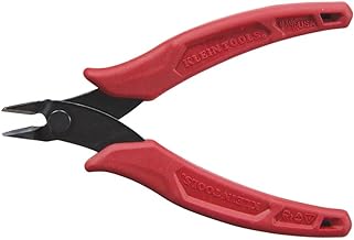 Klein Tools D275-5 Diagonal Flush Cutters, Made in USA, Micro Wire & Compact Zip Tie Cutter, Ultra-Slim Precision Flush Cutter for Work in Confined Areas, 5-Inch