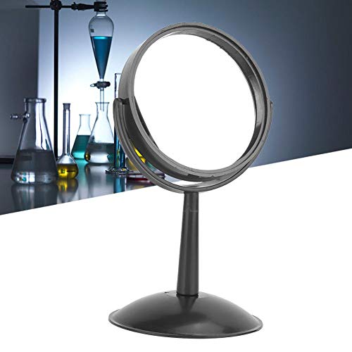 Image of Convex Concave Mirror, High Transparent Triple Prism with Stand for Physics Education and Light Spectrum Experiment